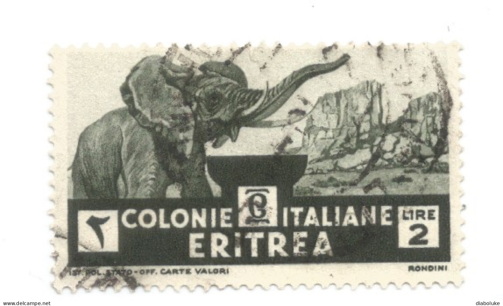 (COLONIE E POSSEDIMENTI) 1933, ERITREA, SOGGETTI AFRICANI - 18 francobolli usati