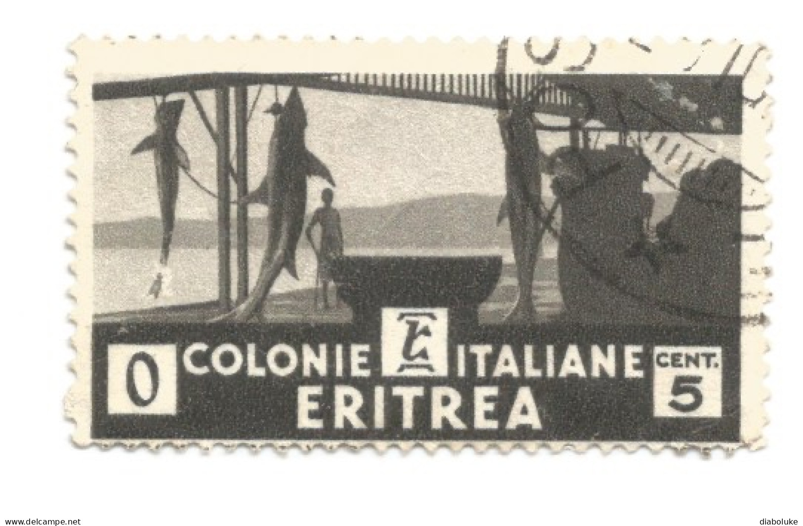 (COLONIE E POSSEDIMENTI) 1933, ERITREA, SOGGETTI AFRICANI - 18 francobolli usati