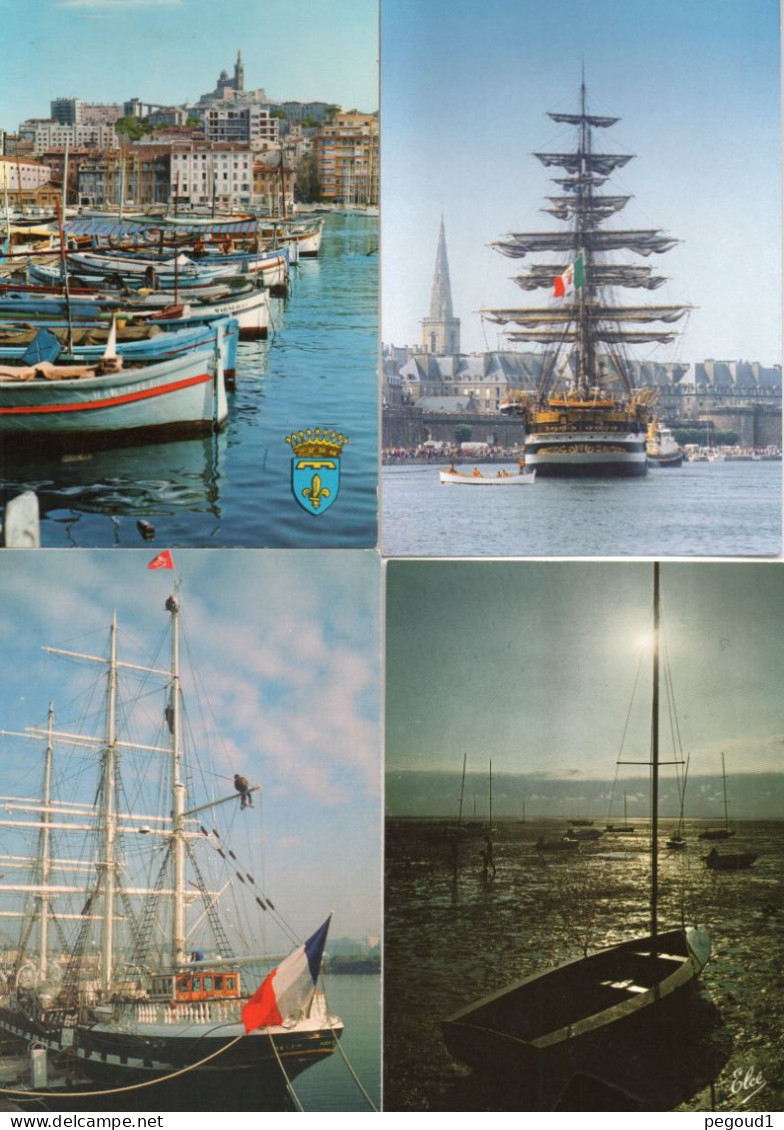 BATEAU . LOT 67 CARTES POSTALES. LIVRAISON OFFERTE   Achat Immédiat - 5 - 99 Postkaarten