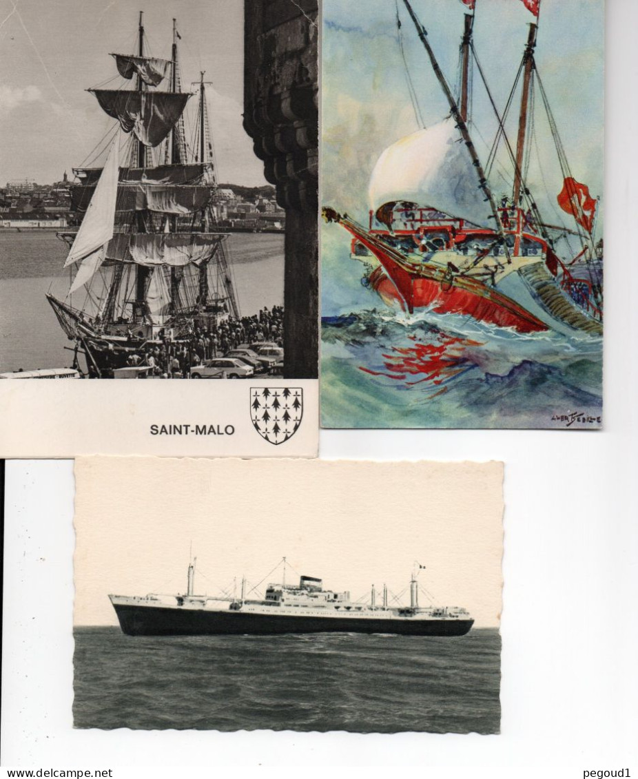 BATEAU . LOT 67 CARTES POSTALES. LIVRAISON OFFERTE   achat immédiat