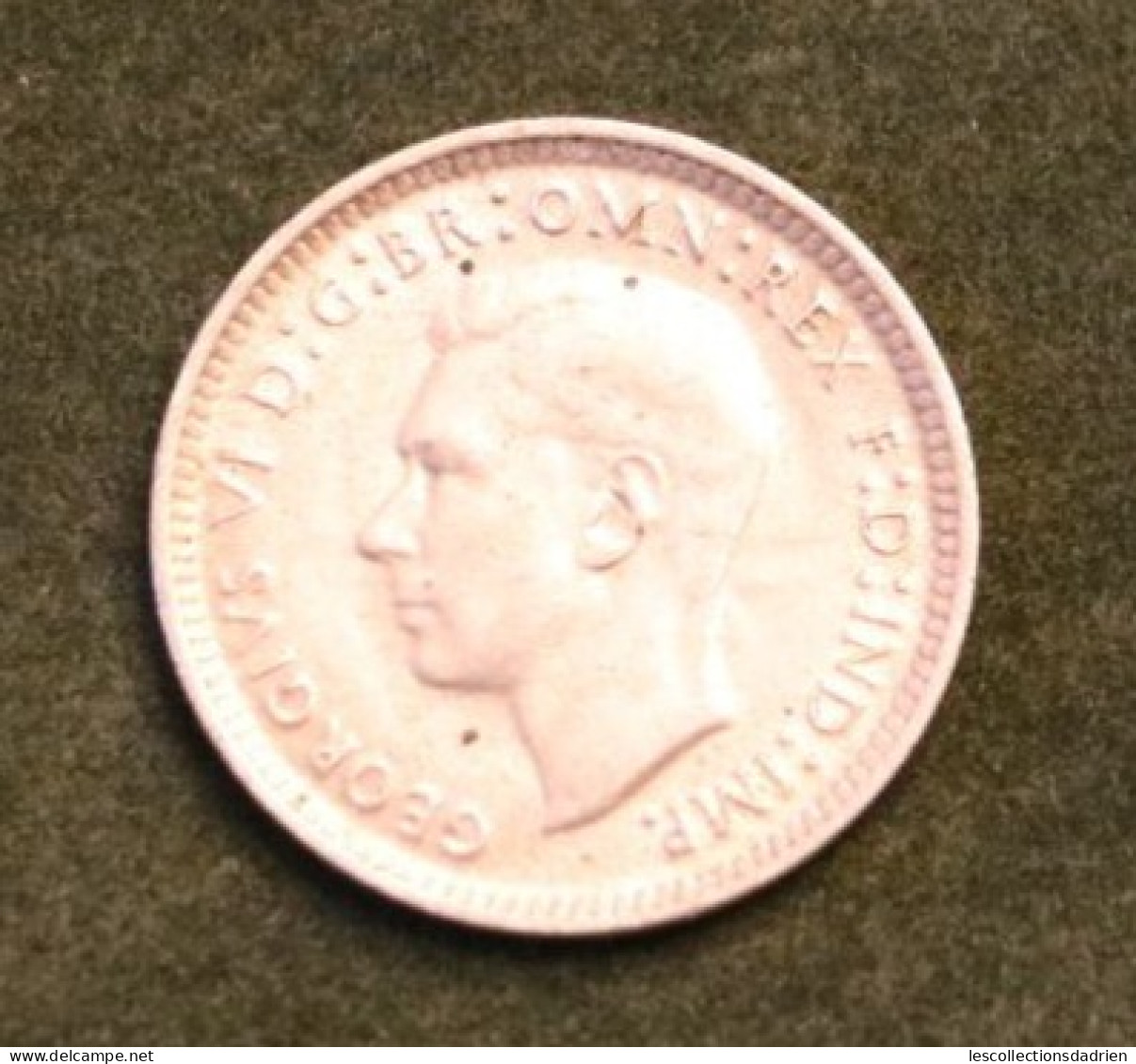 Pièce En Argent Australie 3 Pences 1944 Très Bon état - Australian Silver Coin Georges VI - Threepence