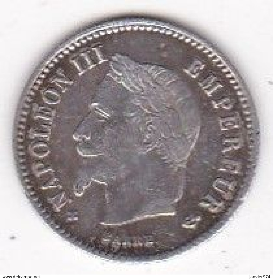 20 Centimes 1867 BB Strasbourg. Napoléon III, En Argent - 20 Centimes