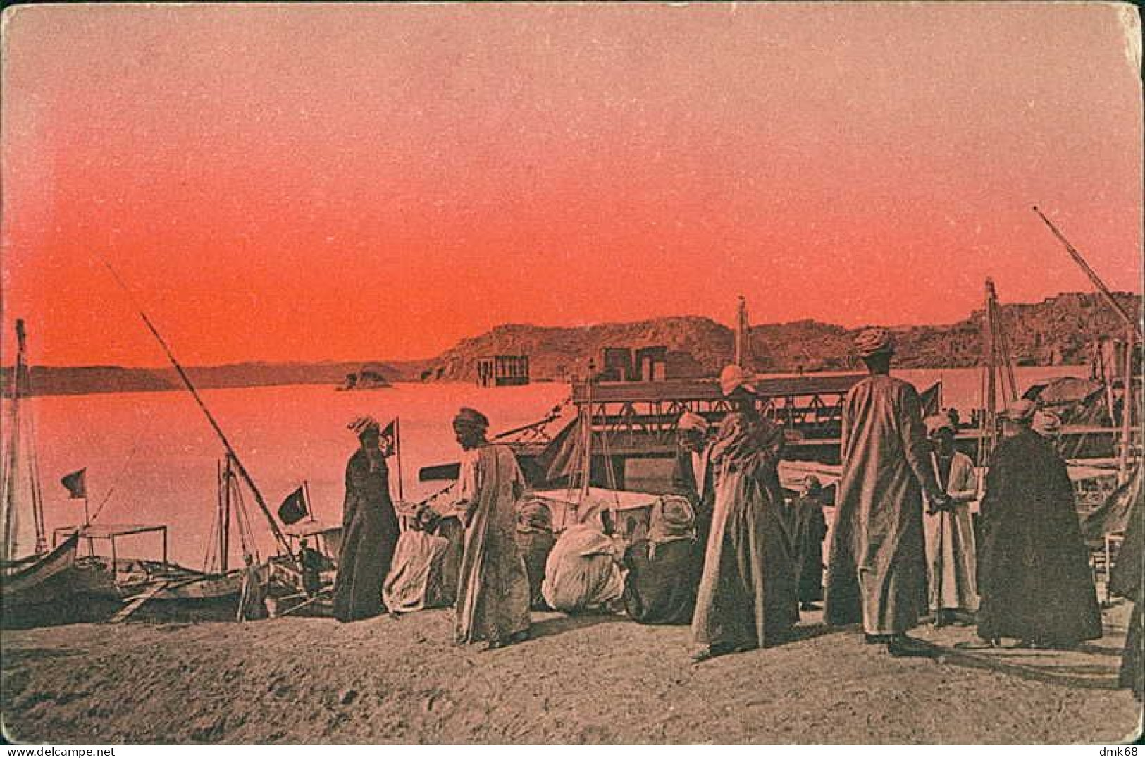 LIBYA / LIBIA - TRIPOLI - TRAMONTO IN AFRICA - SUNSET IN AFRICA - EDIT BRUNNER - 1920s (12494) - Libia