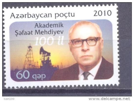 2010. Azerbaijan, Academician Sh. Mehdiyev, 1v, Mint/** - Azerbaijan