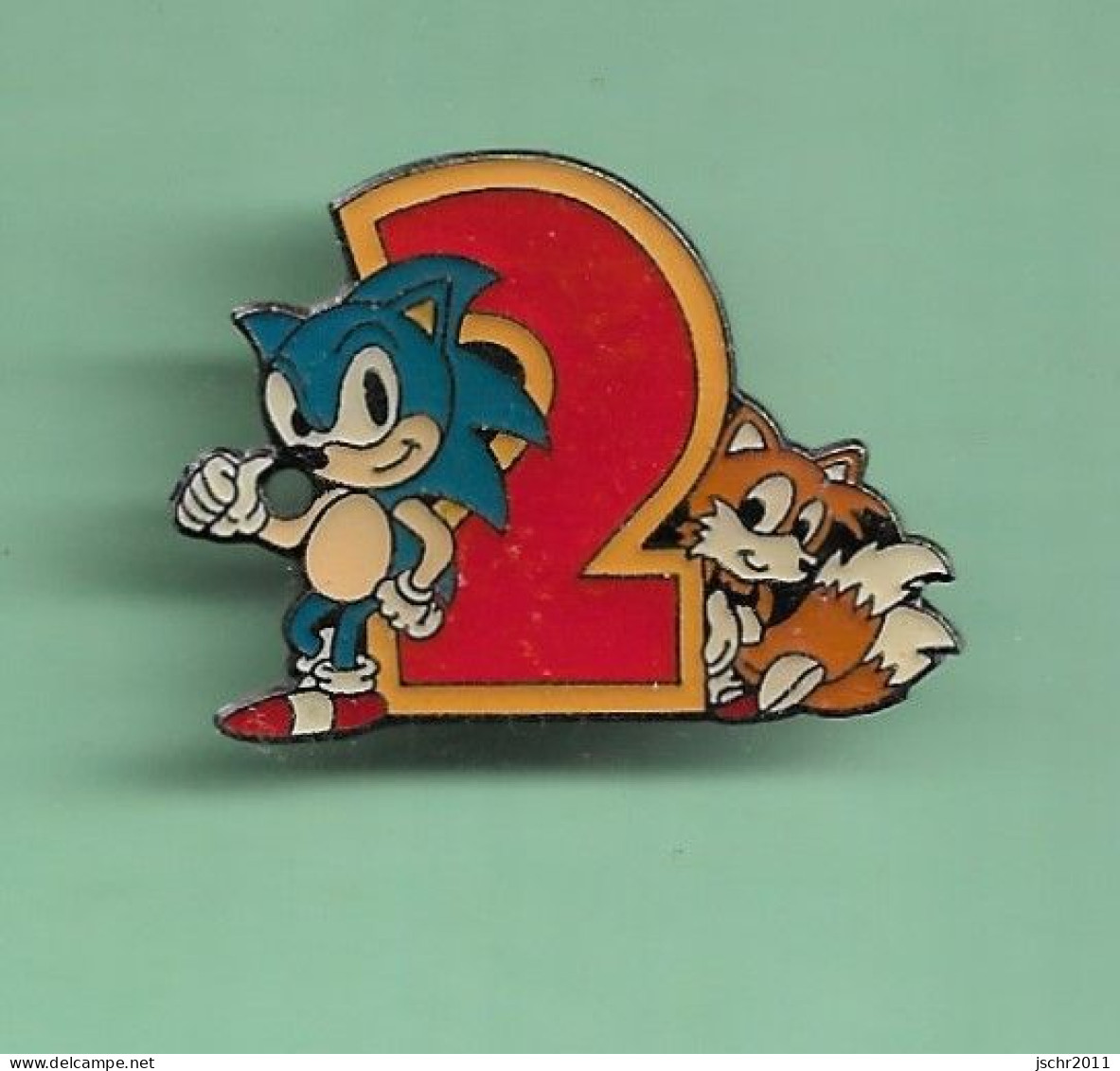 Pin's *** SEGA SONIC 2 *** Pas Courant *** WW03 (14-4) - Spelletjes