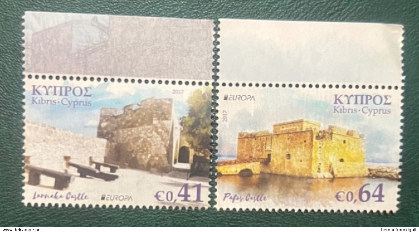 Cyprus Greek2017 EUROPA Stamps - Palaces And Castles - Other & Unclassified