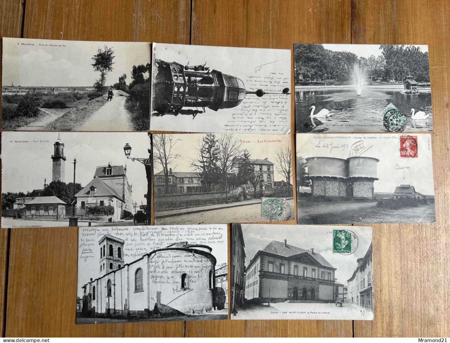 Lot De 8 Cartes Puy De Dôme/Cantal/Allier/Saint-Flour/Moulins - 5 - 99 Postkaarten