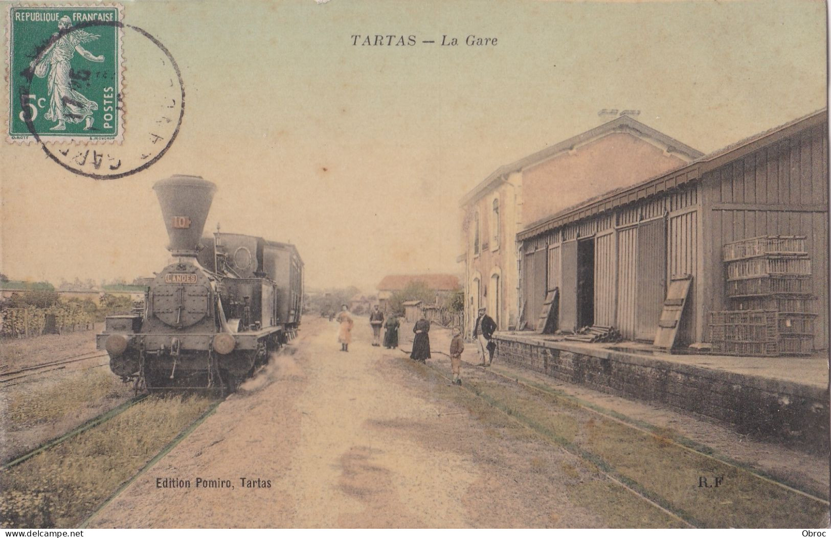 TARTAS: LA GARE- Colorisée TOP!! - Tartas