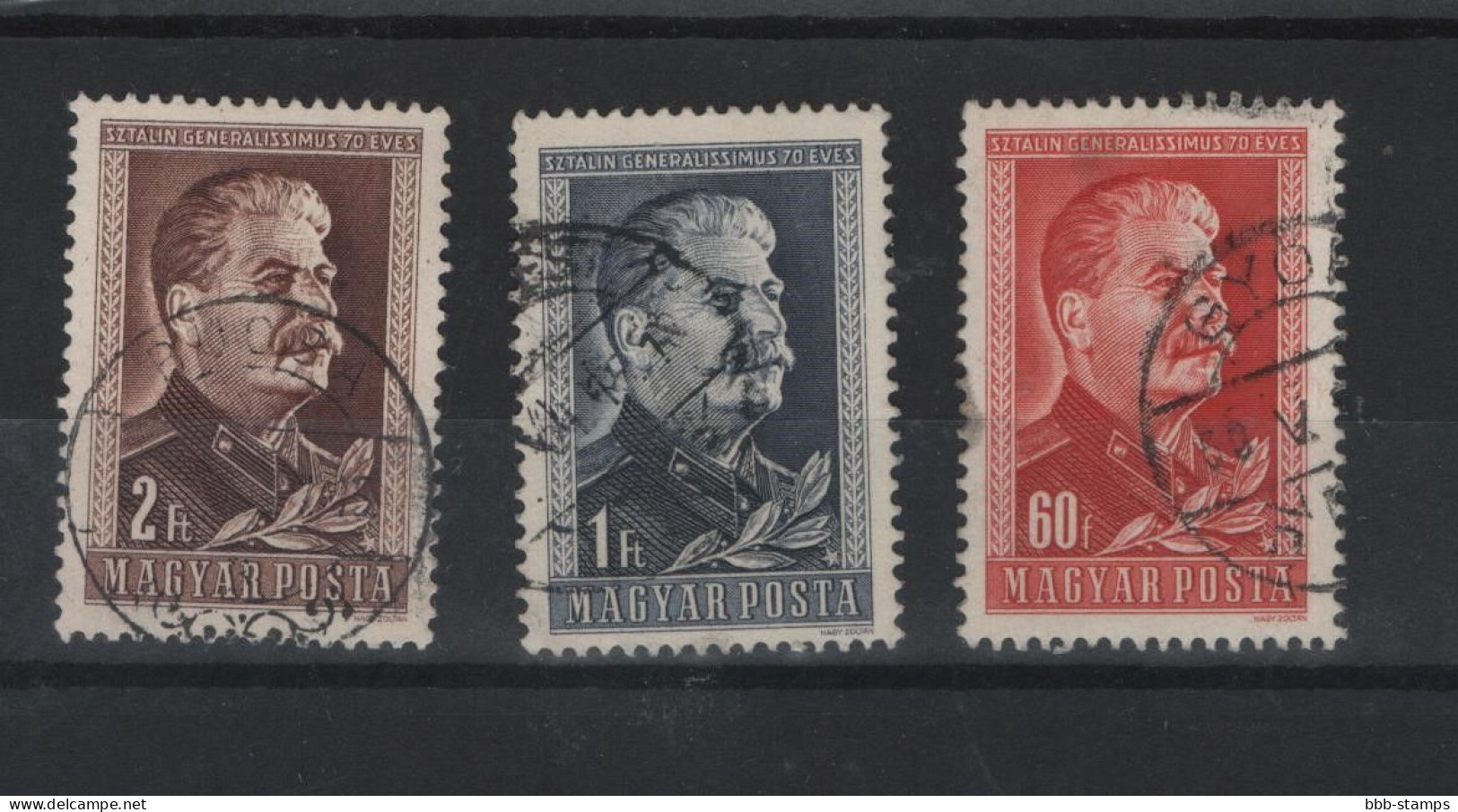 Ungarn Michel Cat.No. Used 1066/1068 Stalin - Usati