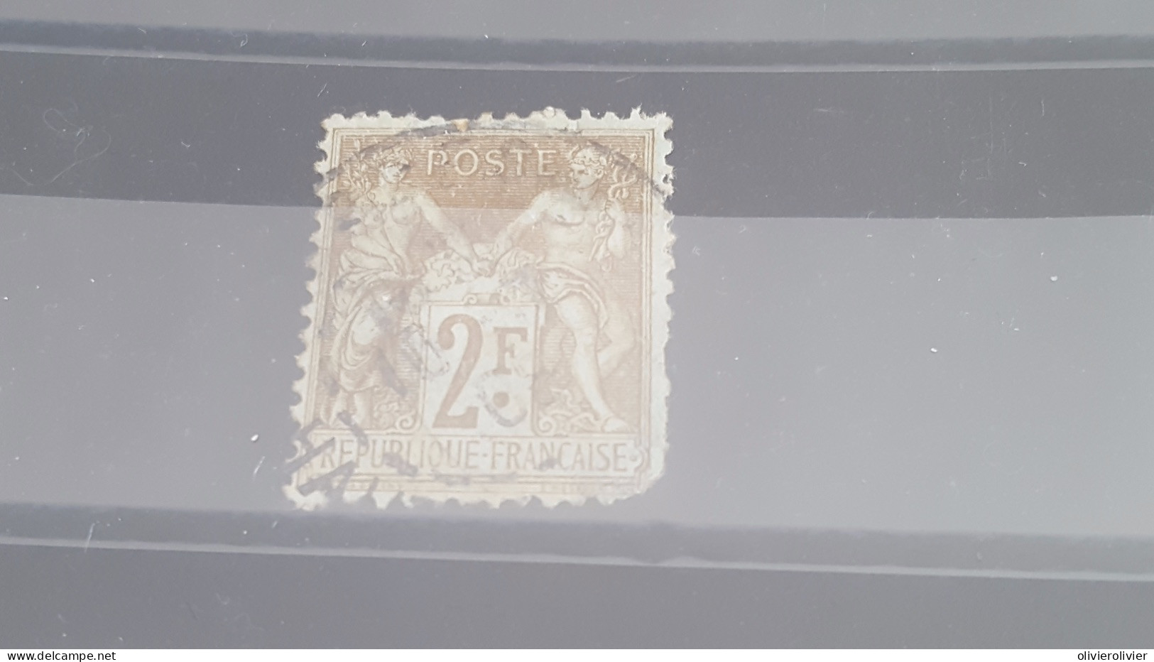 REF A1000 FRANCE OBLITERE N°105 - 1898-1900 Sage (Type III)