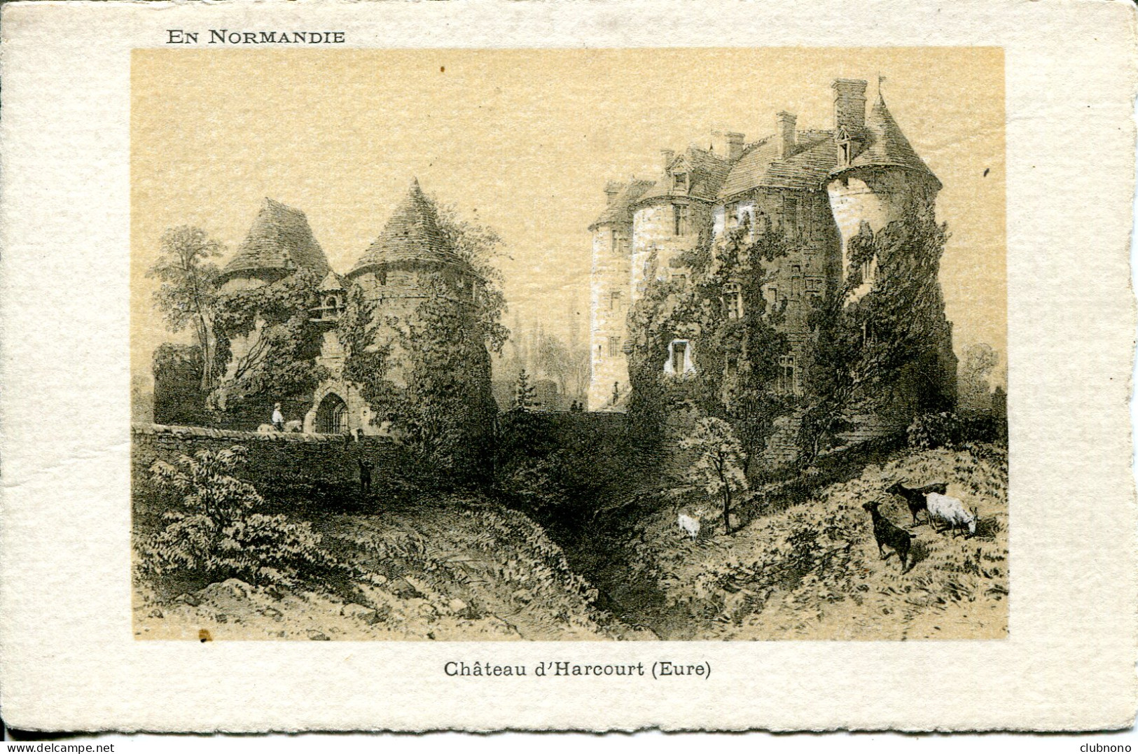 CPA - HARCOURT - LE CHATEAU (IMPECCABLE) - Harcourt