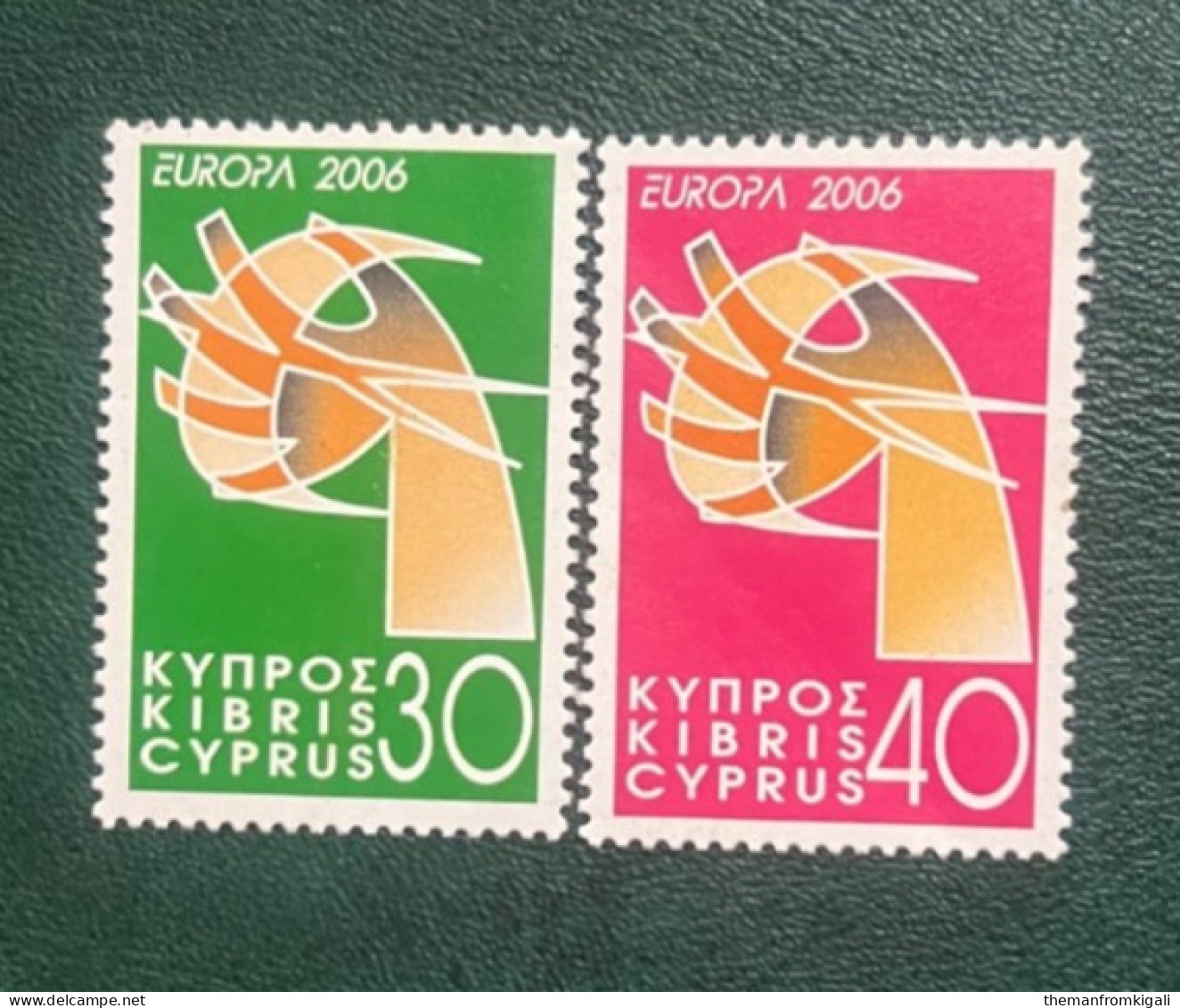 Cyprus Greek 2006 EUROPA Stamps - Integration Through The Eyes Of Young People - Andere & Zonder Classificatie
