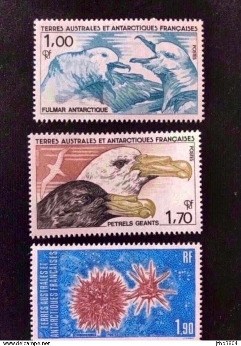 TAAF Faune Antarctique 115, 116, 117 - Unused Stamps