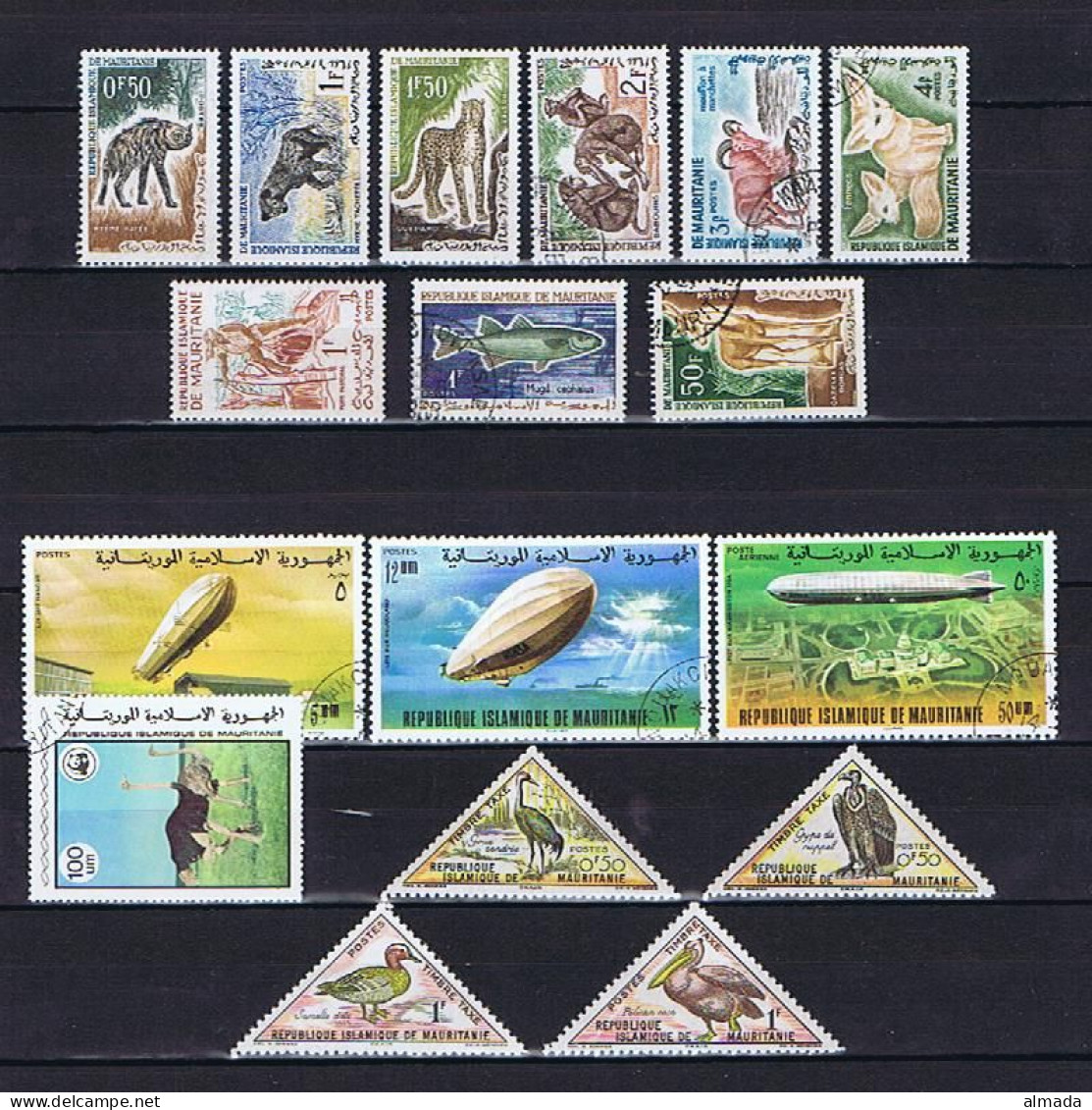 Mauritanie: 17 Diff. ** Mnh And Used - Mauritania (1960-...)