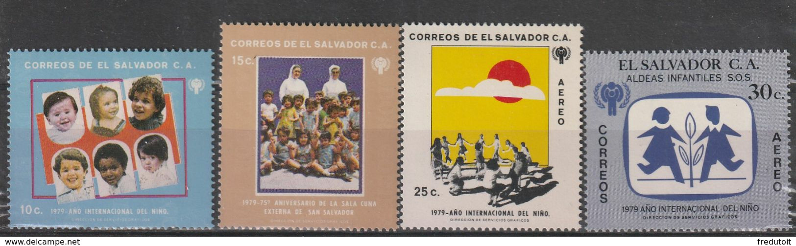 SALVADOR - N°863/4+PA ** (1979) Année Internationale De L'enfant - Salvador