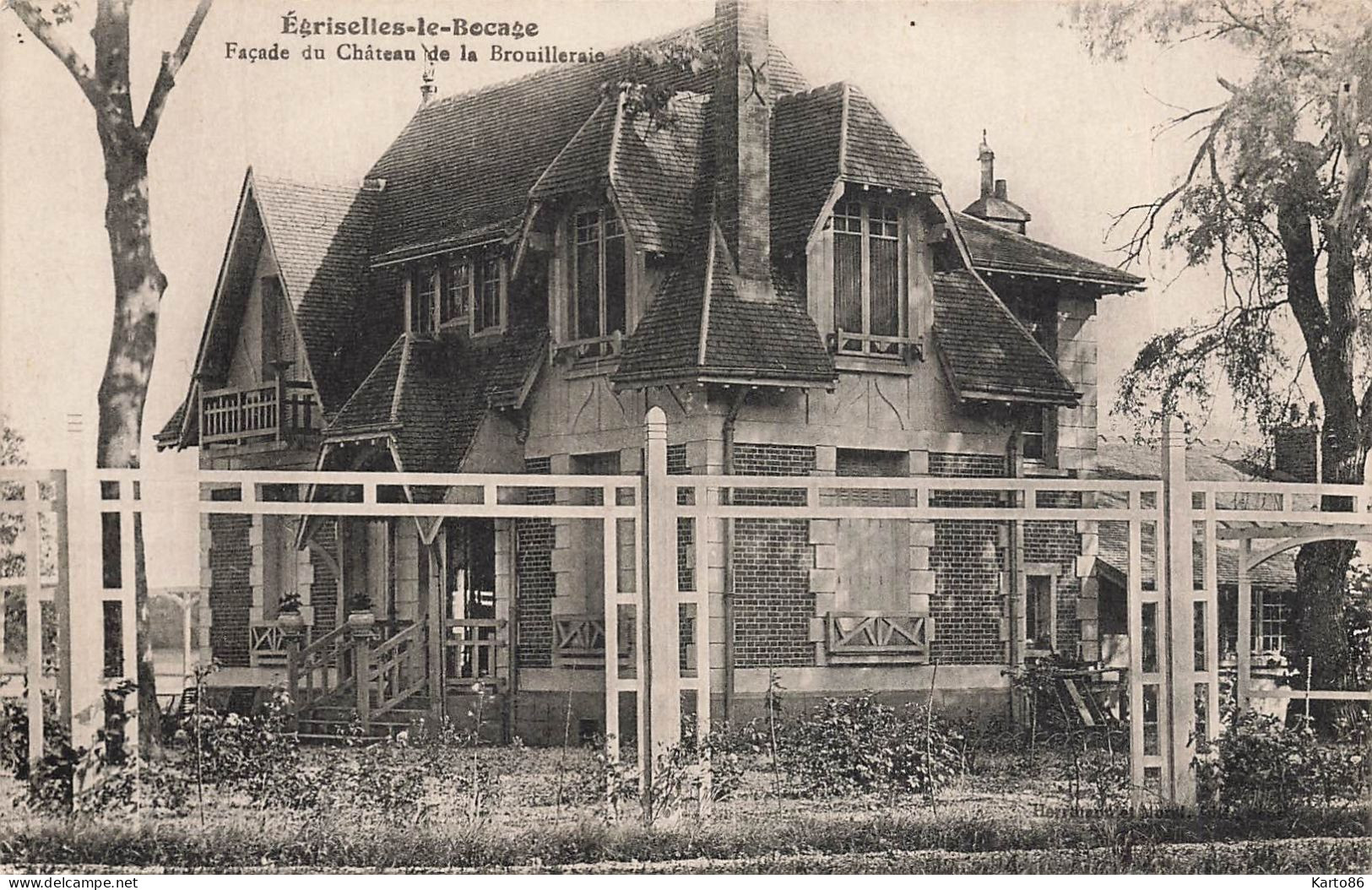 égriselles Le Bocage * Façade Du Château De La Brouilleraie - Egriselles Le Bocage