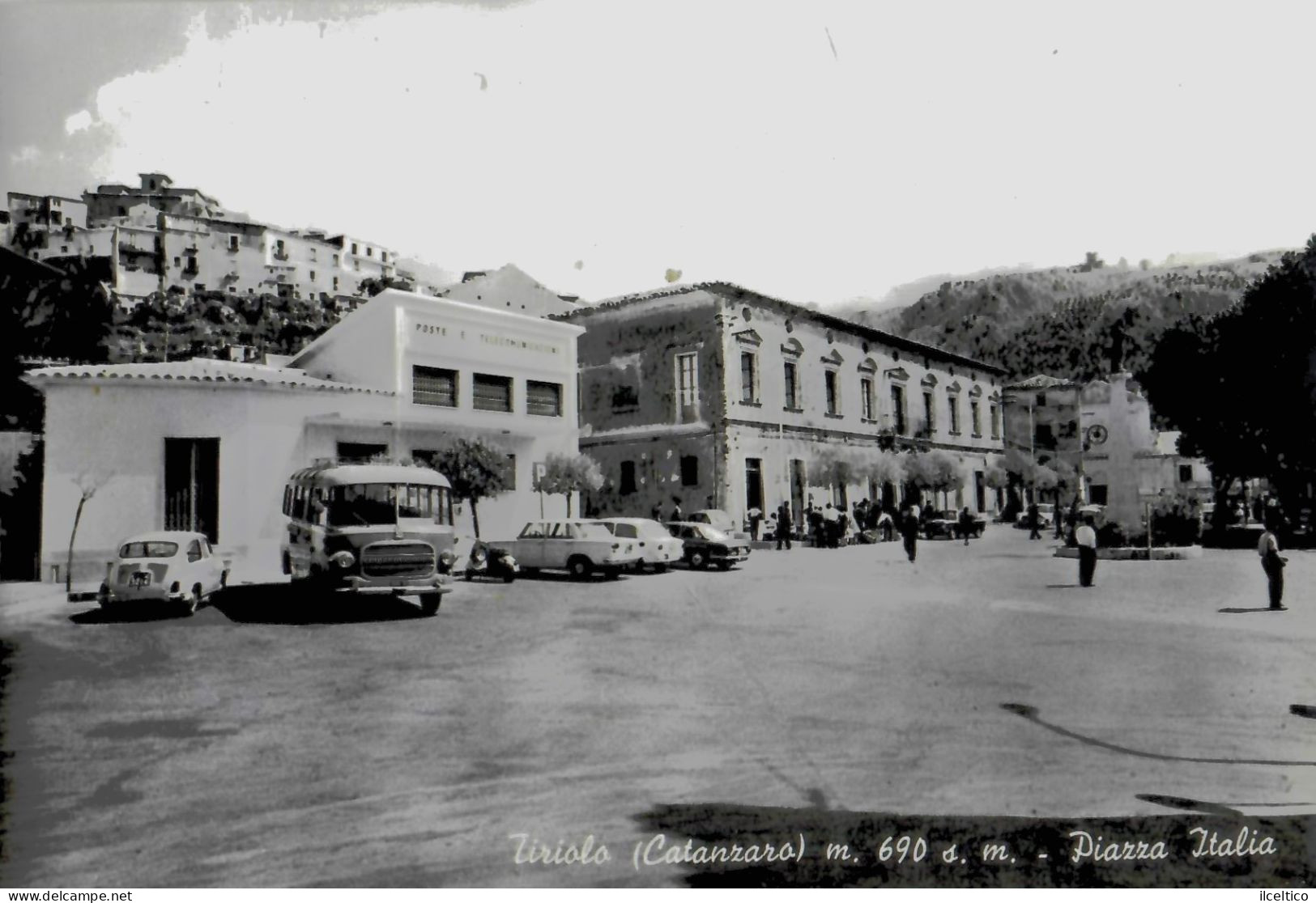 TIRIOLO - PIAZZA  ITALIA - 1960 - Catanzaro