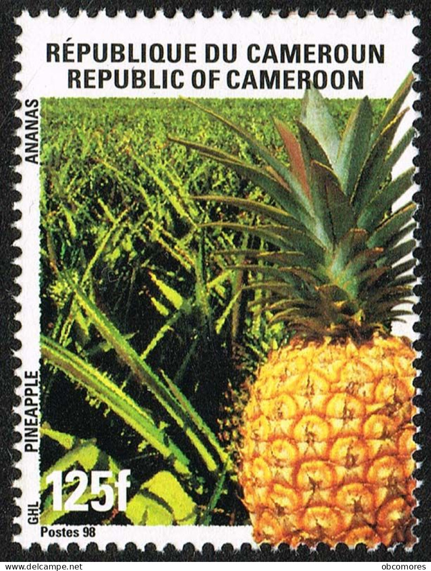 CAMEROUN Cameroon Kamerun 1998 Fruit Ananas Pineapple 125 F - Mi 1227 Sc 930 YT 887 - MNH ** - Camerún (1960-...)