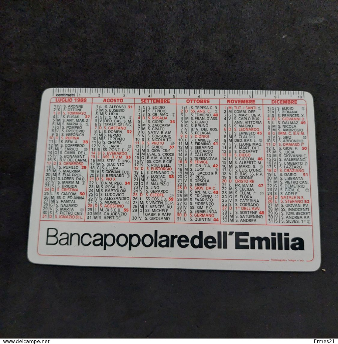 Calendarietto 1998  Cassa Risparmio Di Bologna.Condizioni Eccellenti.. Plastificato. - Petit Format : 1991-00