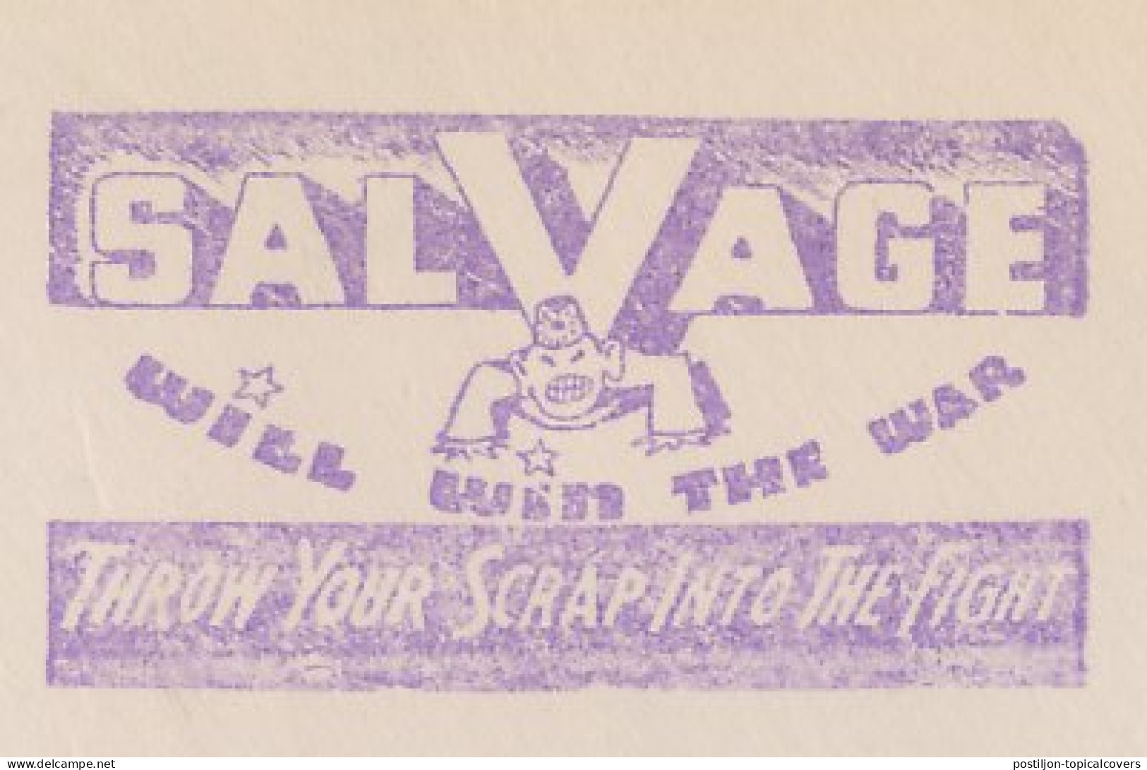 Meter Cover USA 1943 Salvage Wil Win The War - WO1