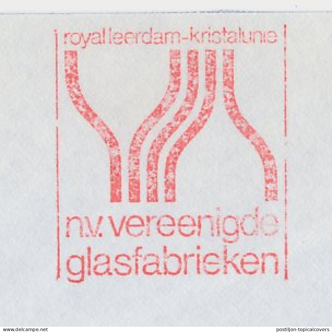 Meter Cover Netherlands 1985 United Glassworks - Leerdam - Glas & Brandglas