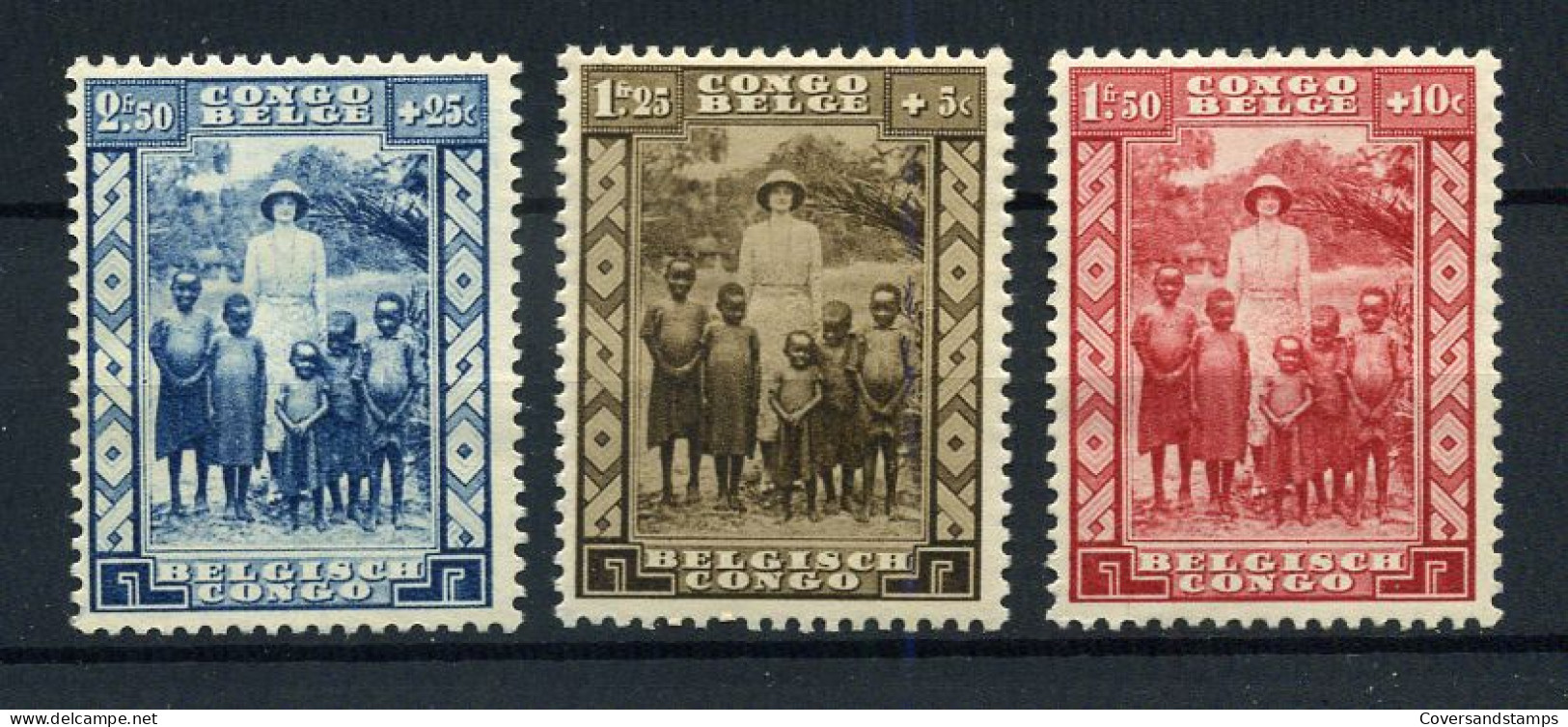 Belgisch Congo Belge - 194/96 - * MH - Unused Stamps