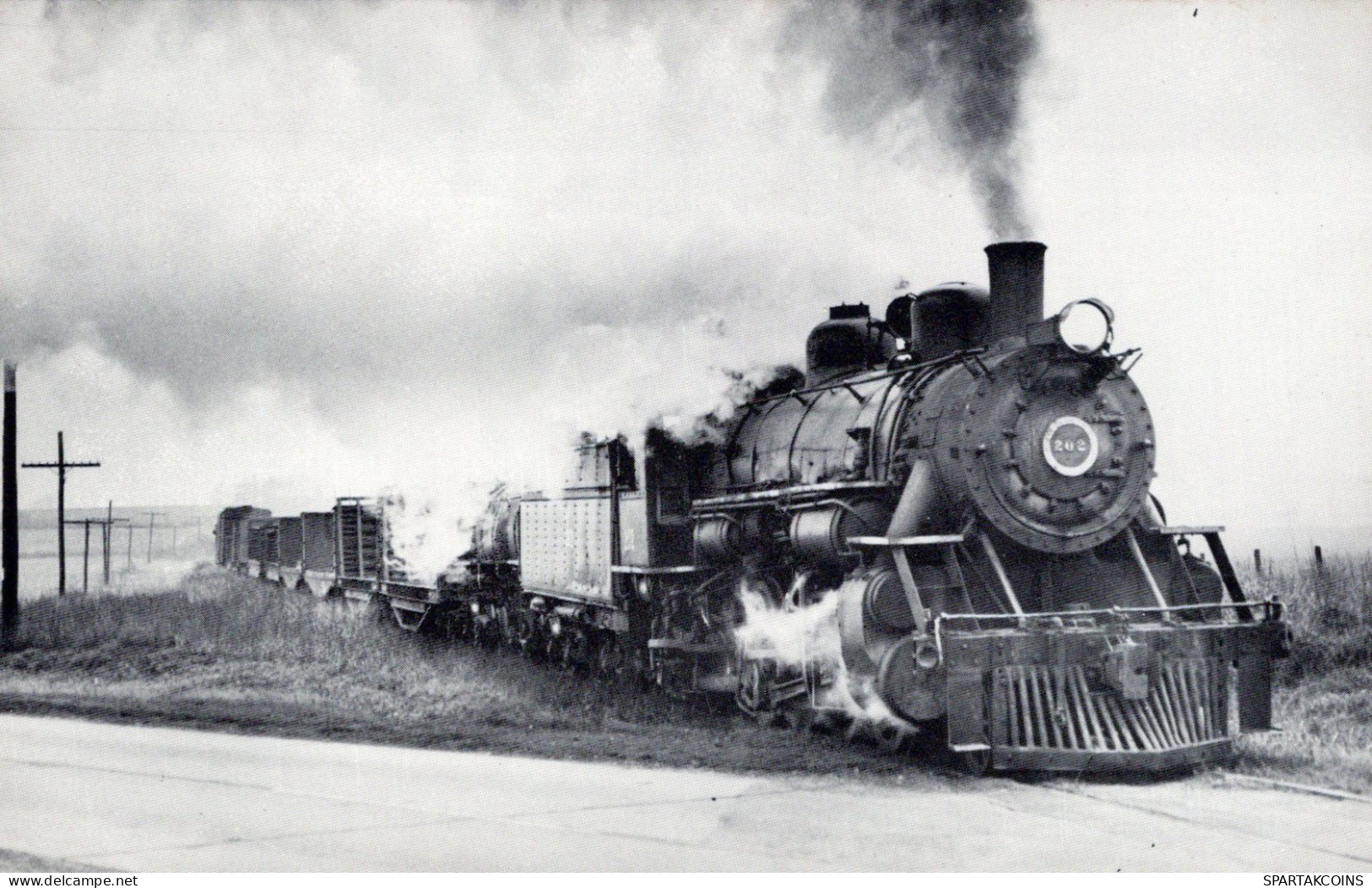 TREN TRANSPORTE Ferroviario Vintage Tarjeta Postal CPSMF #PAA387.ES - Eisenbahnen