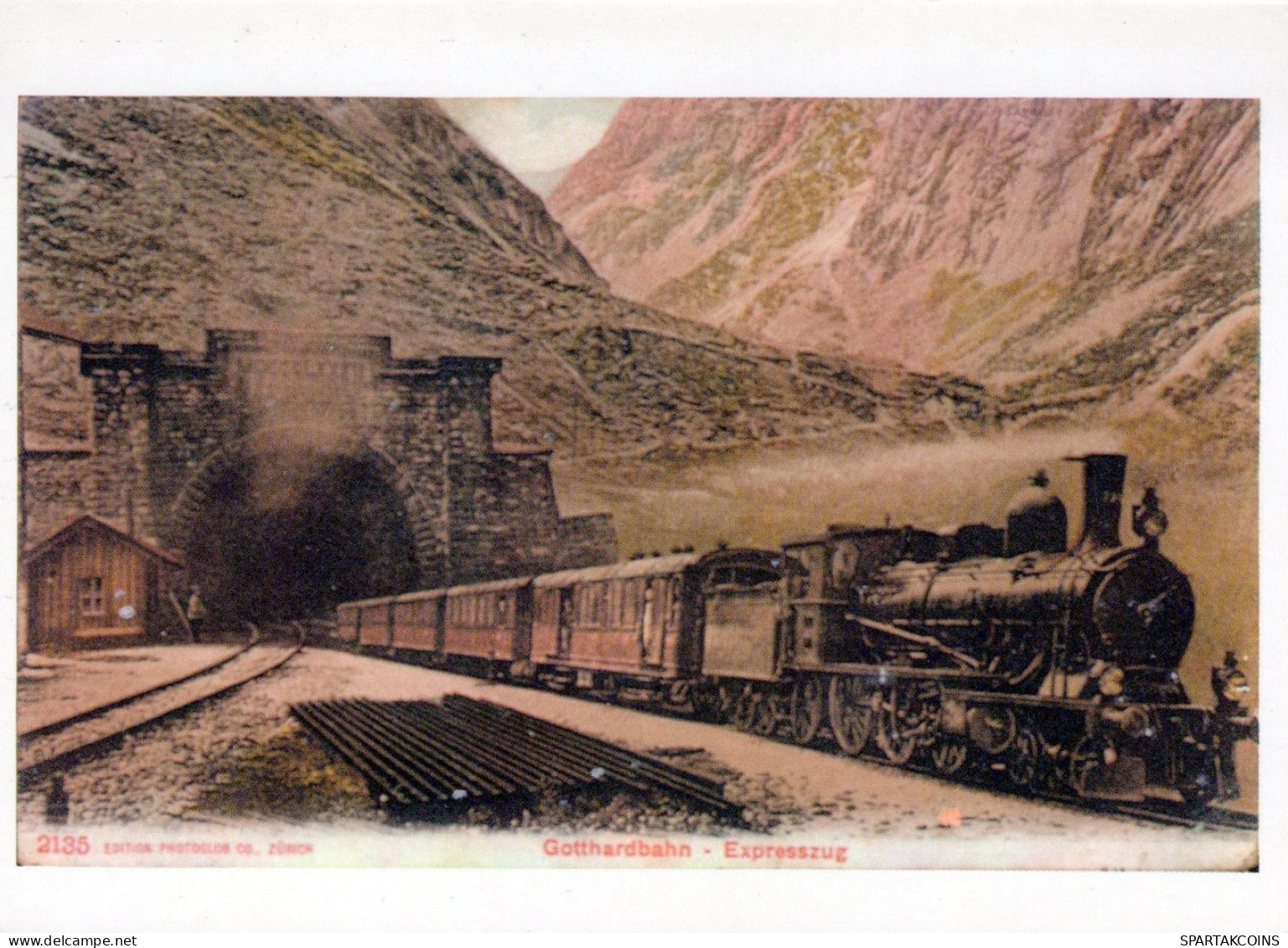 TREN TRANSPORTE Ferroviario Vintage Tarjeta Postal CPSM #PAA807.ES - Eisenbahnen