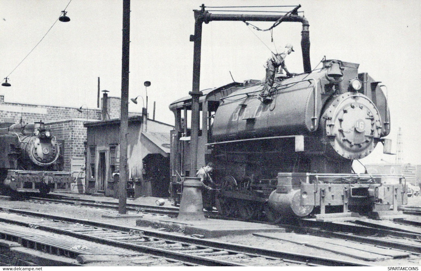 TREN TRANSPORTE Ferroviario Vintage Tarjeta Postal CPSMF #PAA464.ES - Eisenbahnen