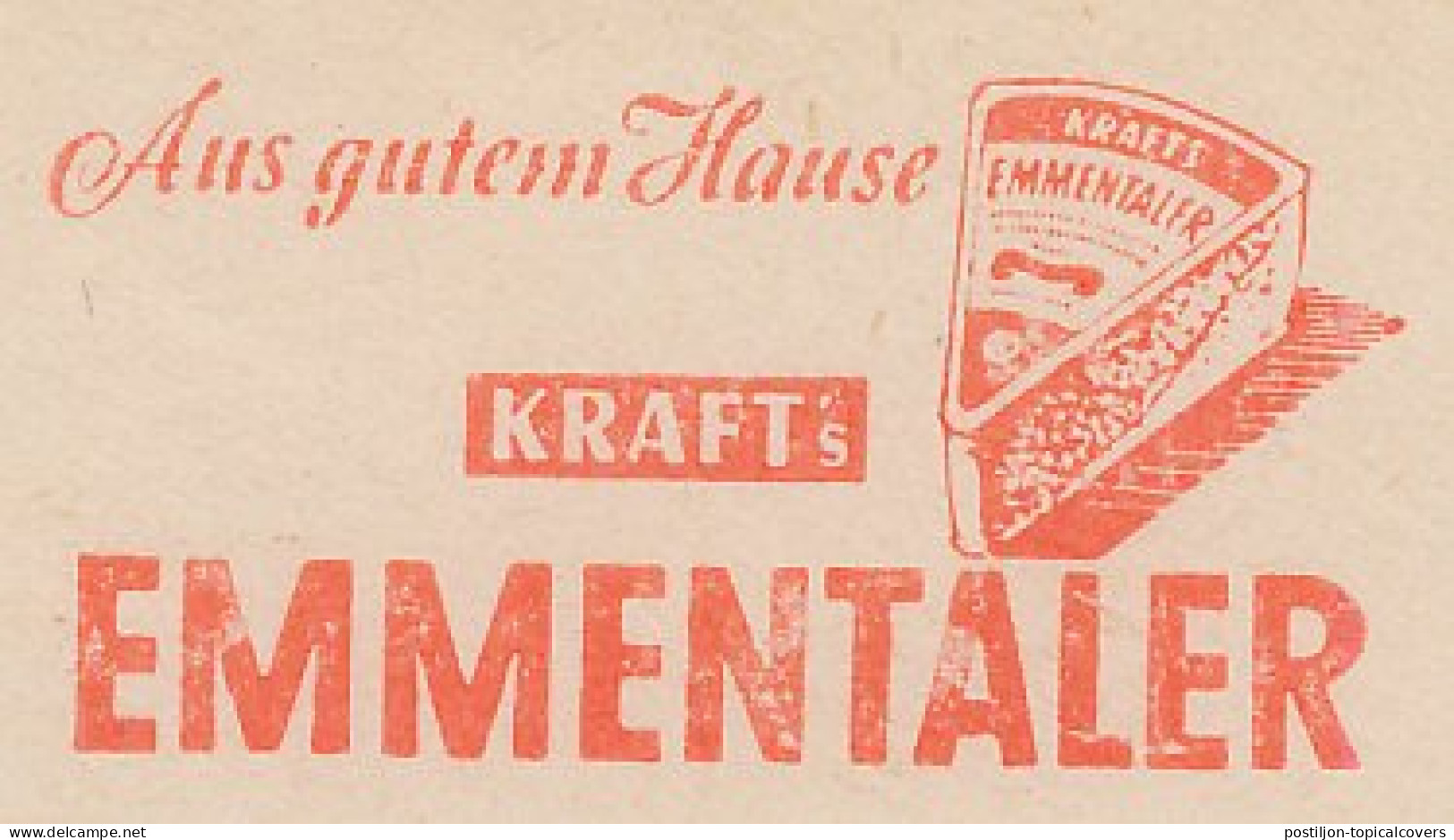 Meter Cut Germany 1954 Cheese - Emmentaler - Alimentation