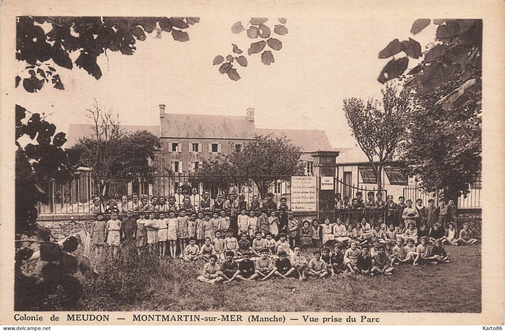 Montmartin Sur Mer * Colonie De Meuson , Vue Prise Au Parc * Enfants - Montmartin Sur Mer