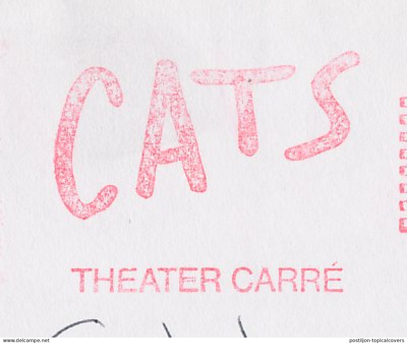 Meter Cover Netherlands 1993 Cats - Musical - Theater Carre Amsterdam - Théâtre