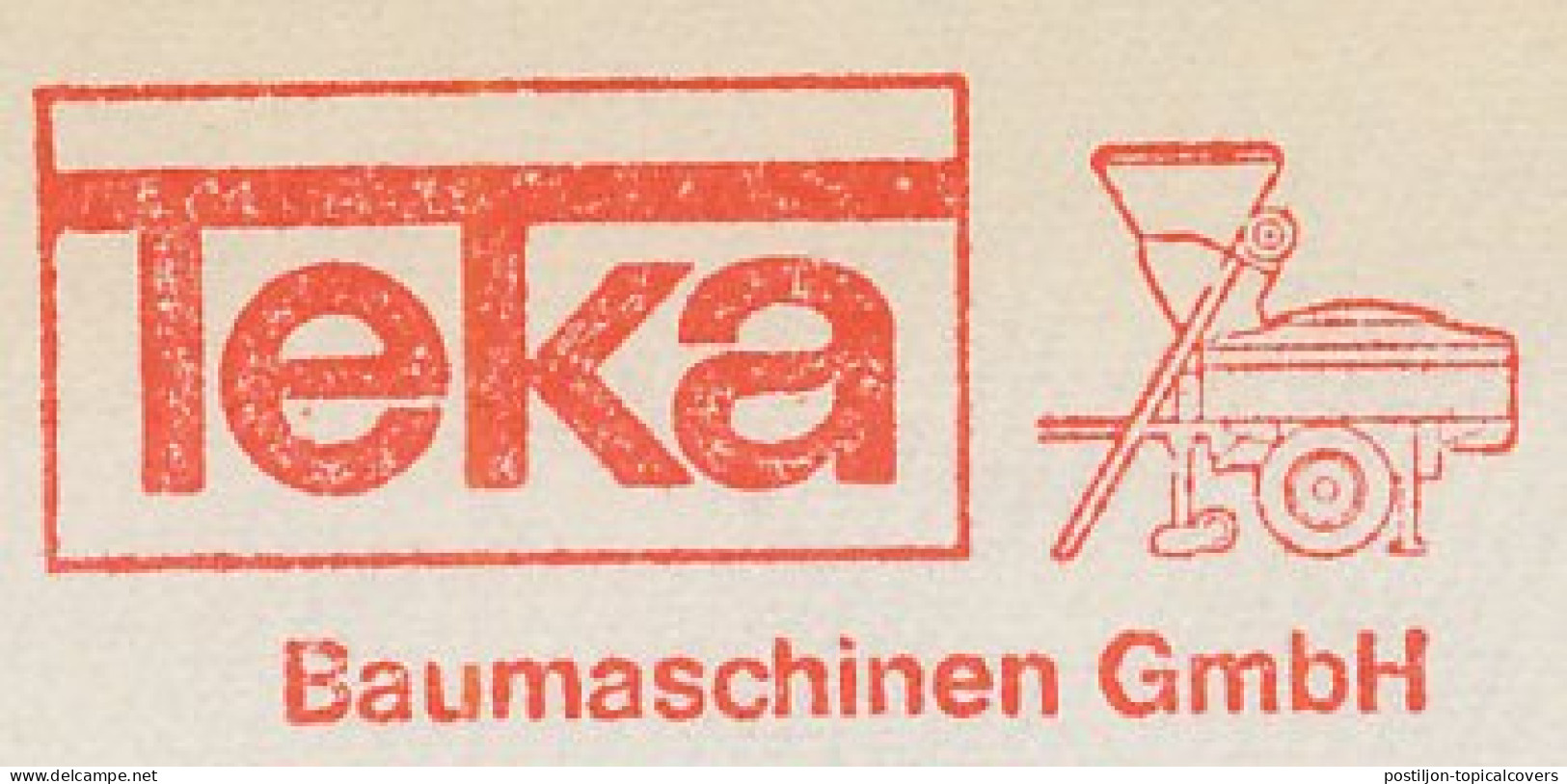 Meter Cut Germany 1976 Cement - Concrete - Altri & Non Classificati