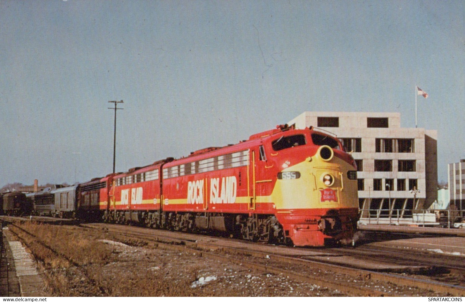 Transport FERROVIAIRE Vintage Carte Postale CPSMF #PAA467.FR - Eisenbahnen