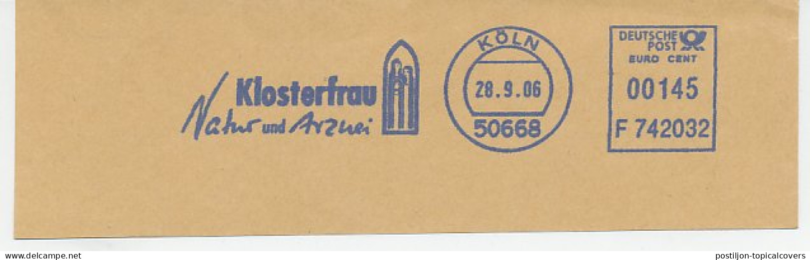 Meter Cut Germany 2006 Monastery Woman - Nun - Autres & Non Classés