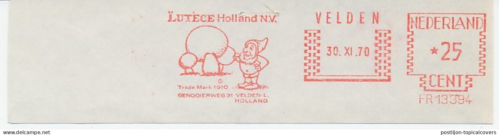 Meter Cut Netherlands 1970 Mushroom - Gnome - Mushrooms