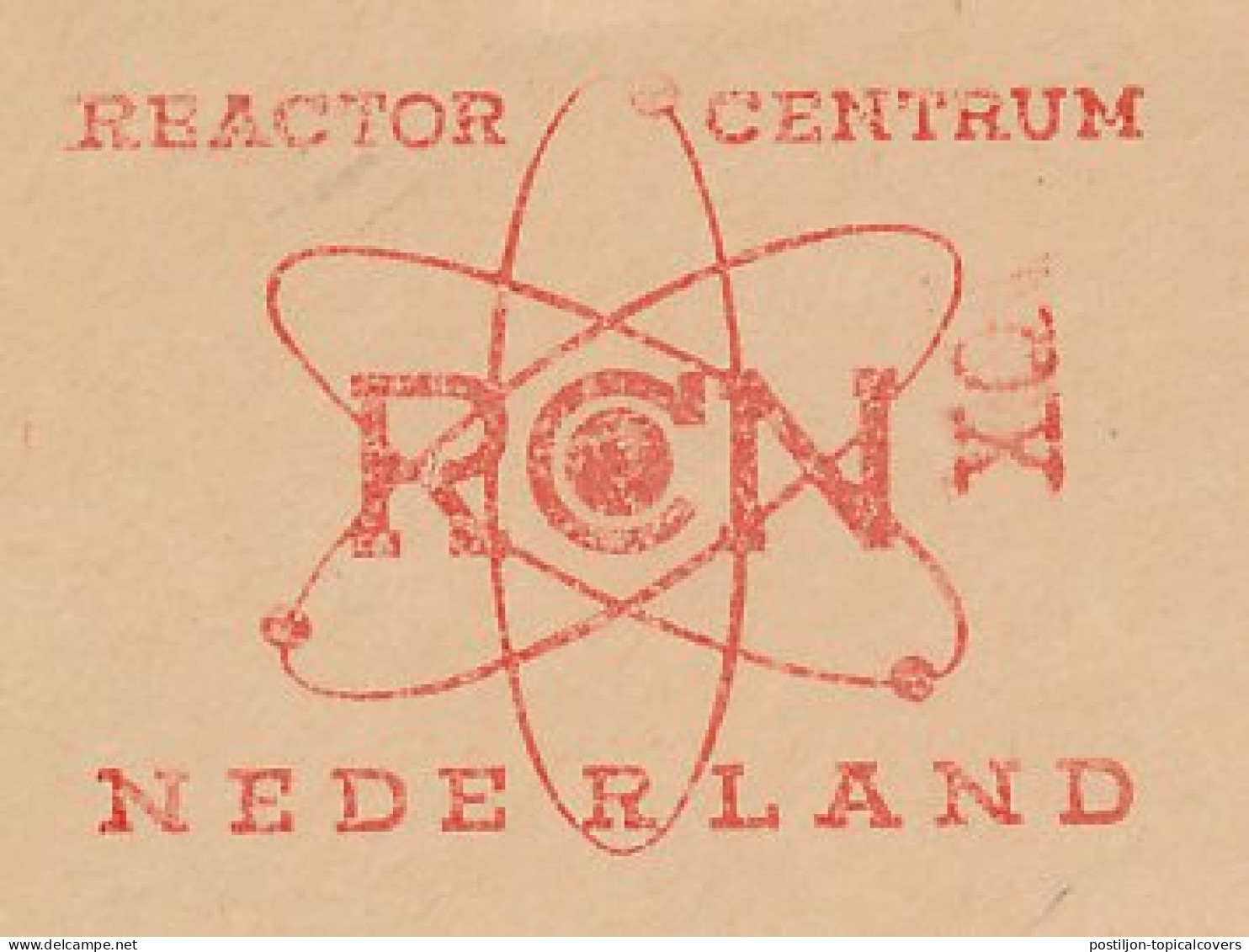 Meter Cover Netherlands 1962 Reactor Center Netherlands - The Hague - Other & Unclassified