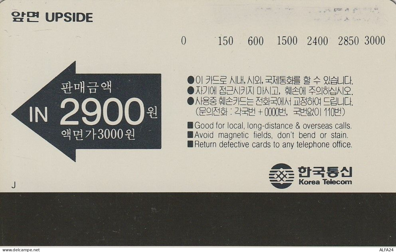 PHONE CARD COREA SUD  (CZ815 - Corée Du Sud