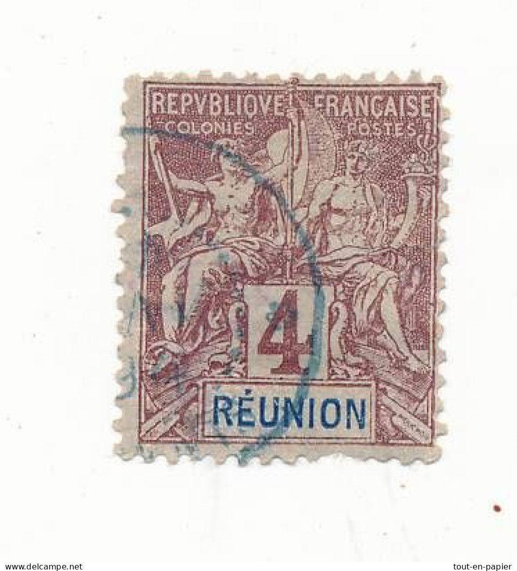 REUNION Mouchon  4 Oblitéré - Used Stamps