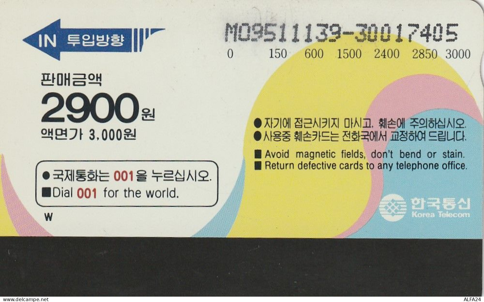 PHONE CARD COREA SUD  (CZ808 - Korea, South