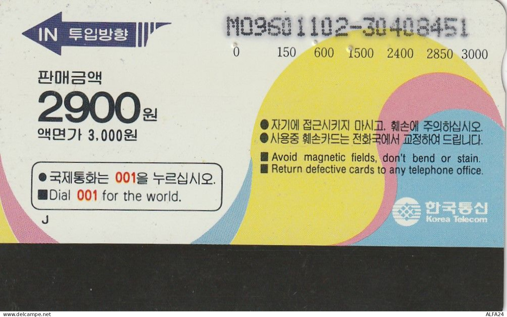 PHONE CARD COREA SUD  (CZ802 - Korea, South