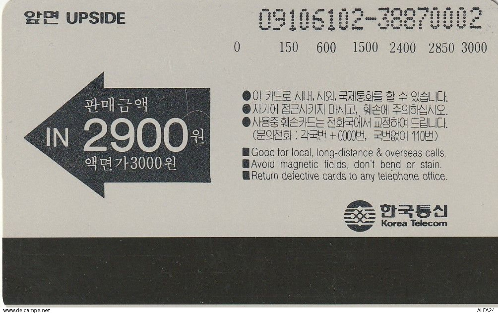 PHONE CARD COREA SUD  (CZ800 - Korea (Süd)