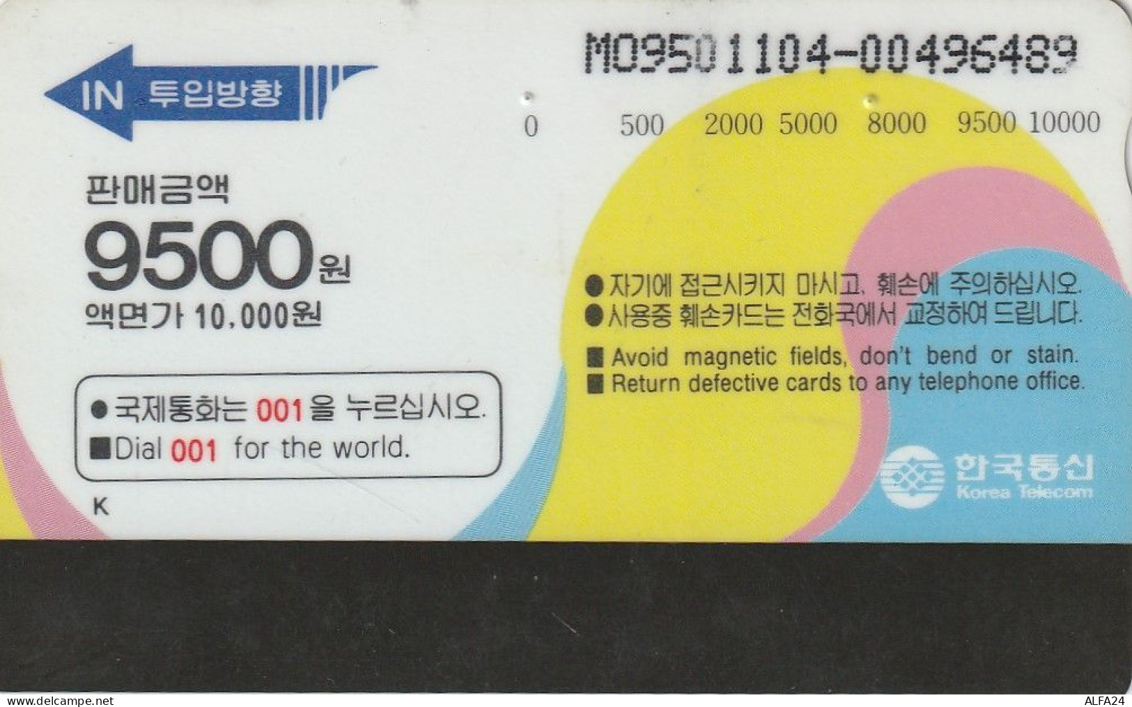 PHONE CARD COREA SUD  (CZ801 - Korea (Süd)
