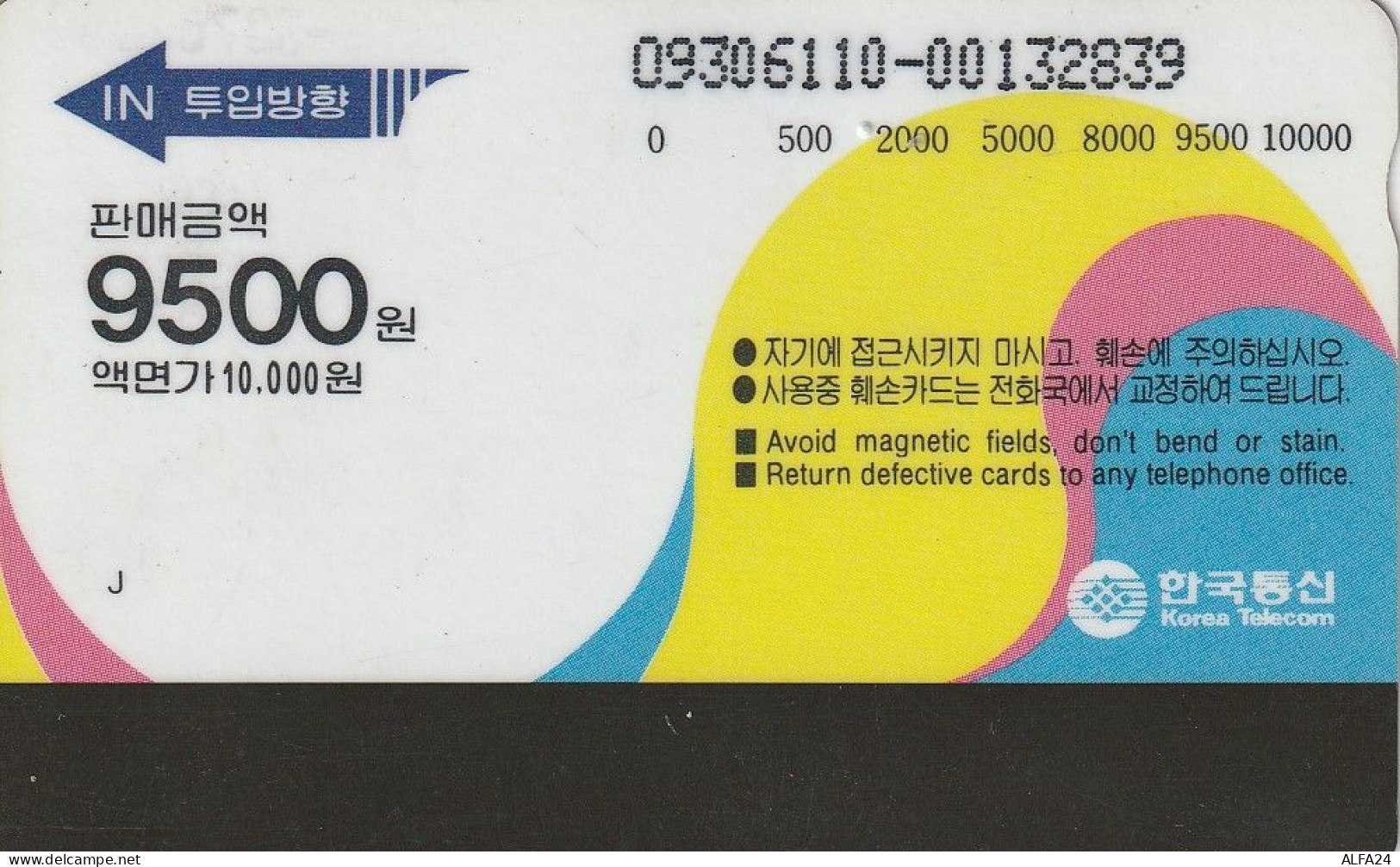 PHONE CARD COREA SUD  (CZ789 - Korea, South