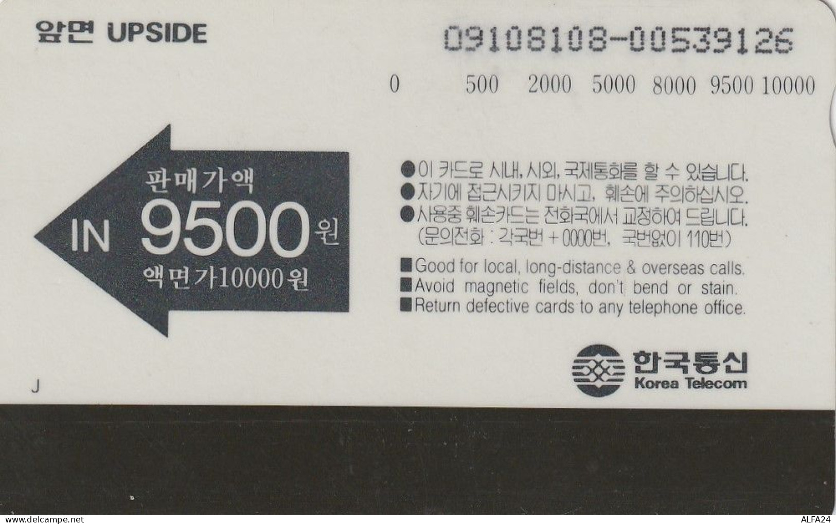 PHONE CARD COREA SUD  (CZ784 - Korea (Zuid)