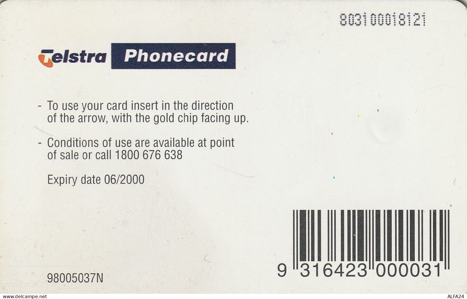 PHONE CARD AUSTRALIA  (CZ627 - Australie