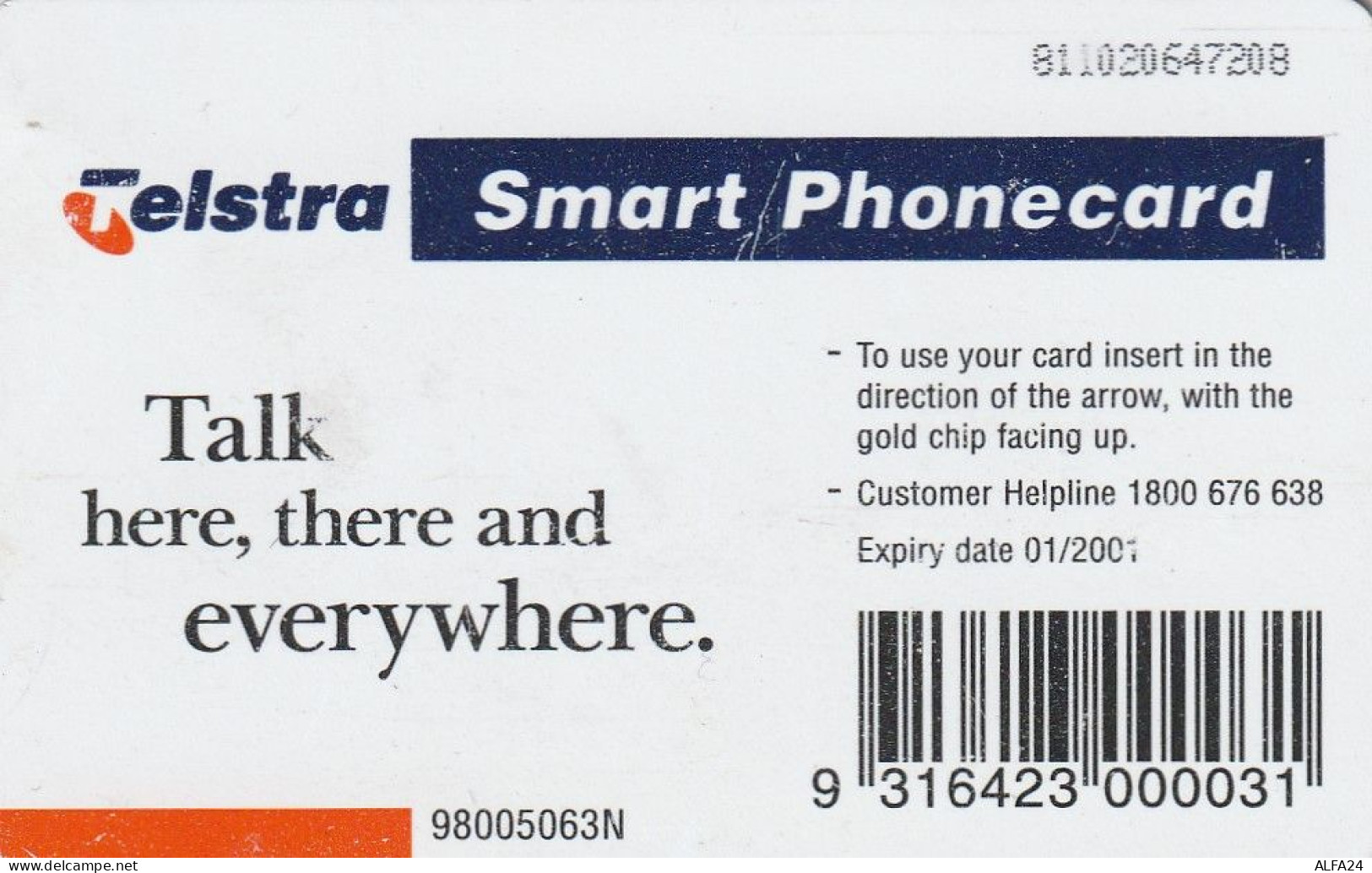 PHONE CARD AUSTRALIA  (CZ621 - Australie