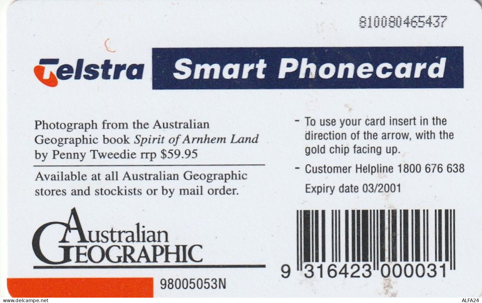 PHONE CARD AUSTRALIA  (CZ616 - Australia