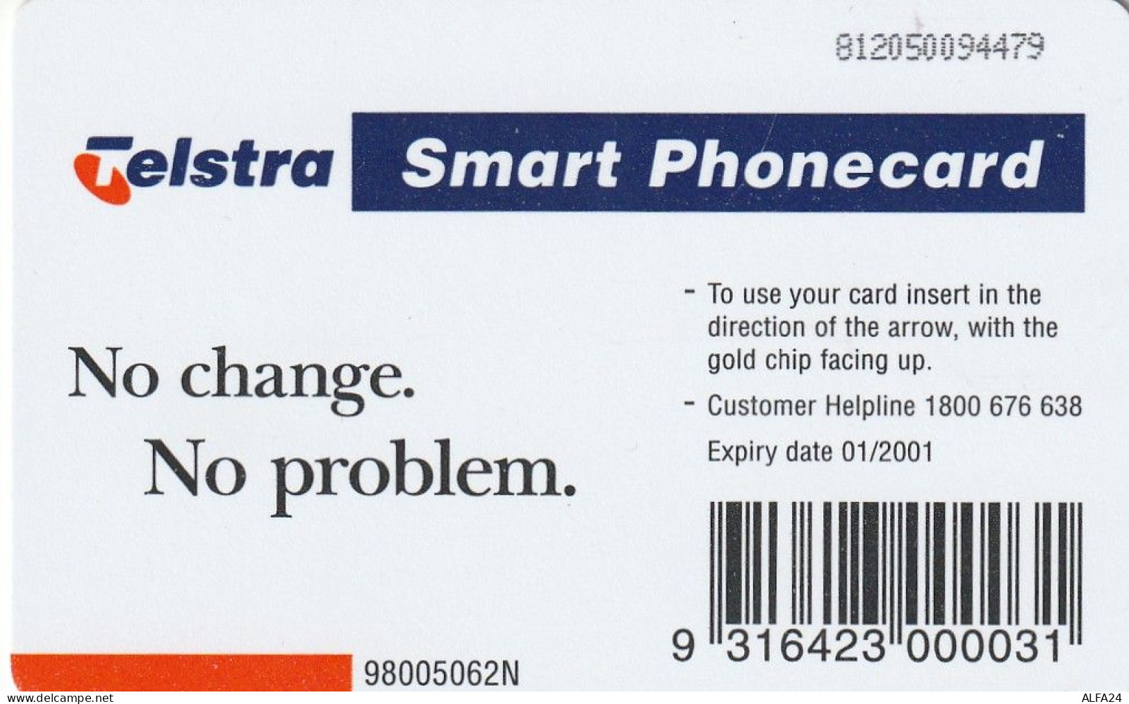 PHONE CARD AUSTRALIA  (CZ620 - Australia