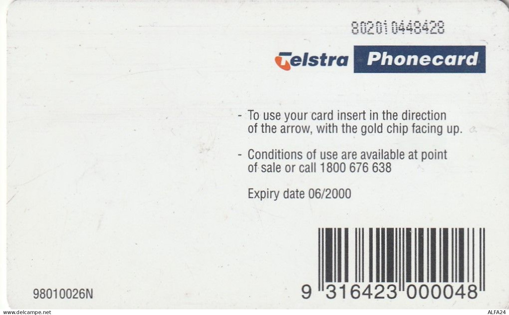 PHONE CARD AUSTRALIA  (CZ604 - Australie